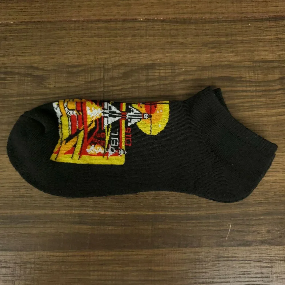 Atari Missile Command Ankle Socks Knit Jacquard Retro‎  Gaming Adult Size New